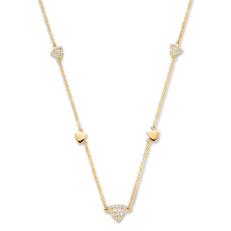 Collier OR Jaune 750 ml Diamants