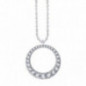 Collier OR Blanc 750 ml Diamants