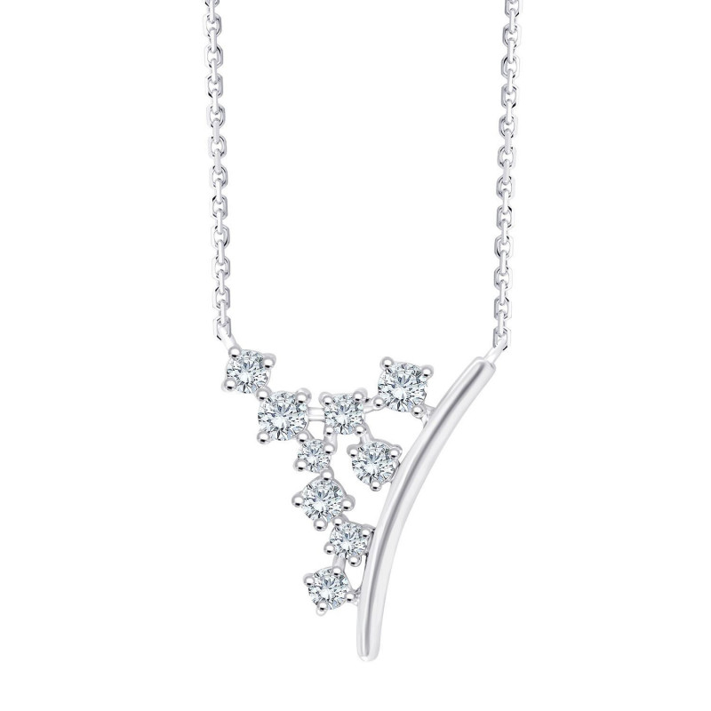 Collier OR Blanc 750 ml Diamants