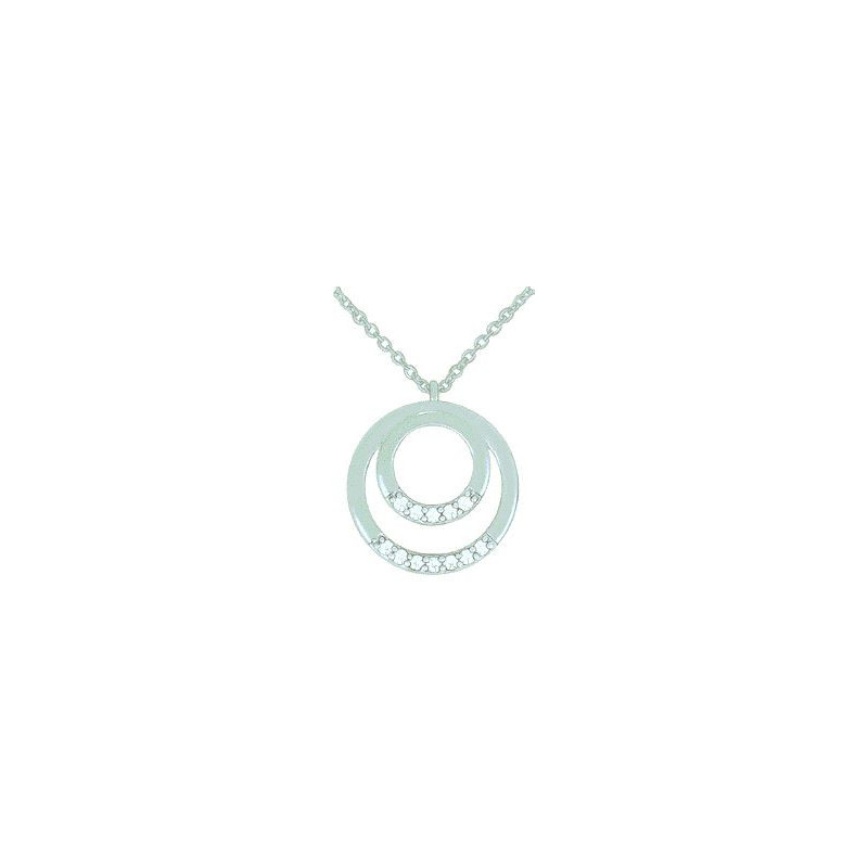 Collier OR Blanc 750 ml Diamants