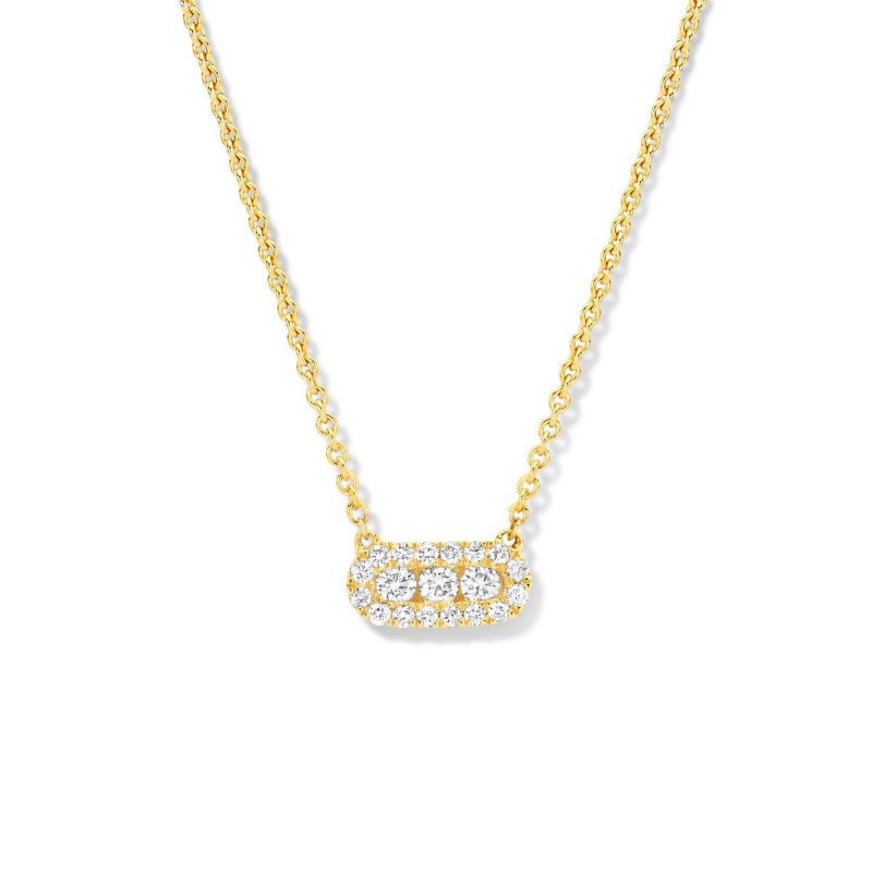 Collier OR Jaune 750 ml Diamants