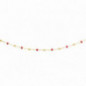 Collier OR Jaune 750 ml Boules rouges