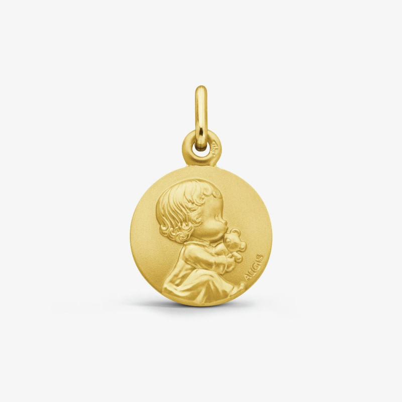 Médaille Bébé au Doudou - Les Loupiots OR Jaune 750 ml