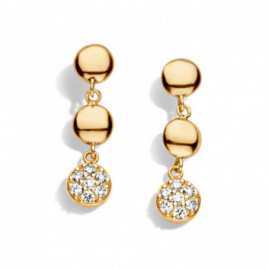 Boules d'oreilles OR Jaune 750 ml Diamants