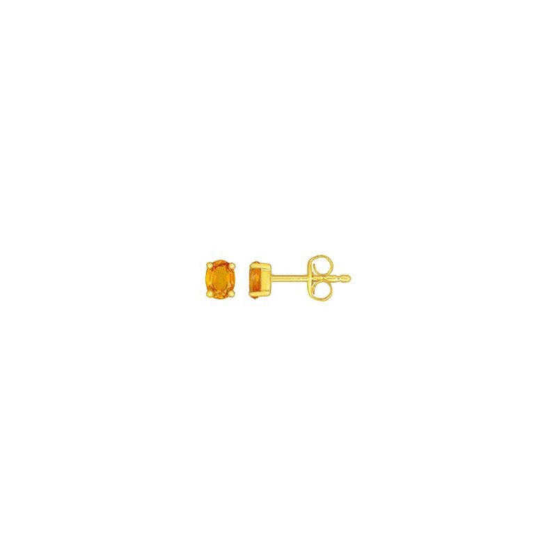 Boucles d'oreilles OR Jaune 750 ml