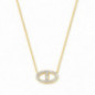 Collier OR Jaune 750 ml Diamants