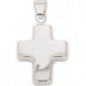 Pendentif OR Blanc 750 ml CROIX