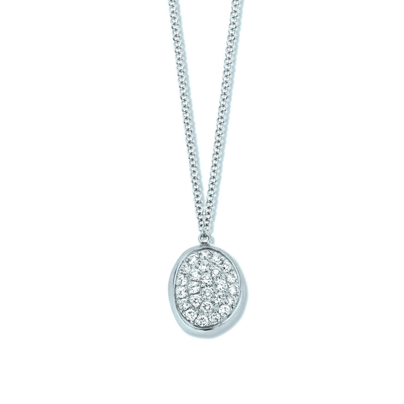 Collier OR Blanc 750 ml Diamants