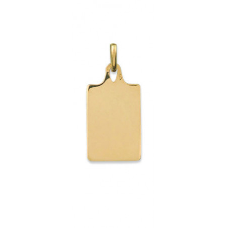 Pendentif OR Jaune 750 ml Plaque