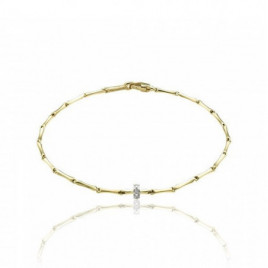 Collection  BRACCIALE D-BAMBOO OR Jaune 750 ml & Diamants