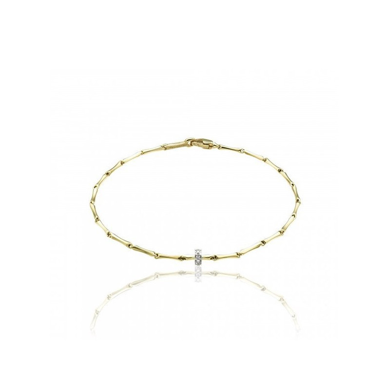 Collection  BRACCIALE D-BAMBOO OR Jaune 750 ml & Diamants