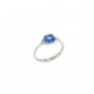 Bague OR Blanc 750 ml Diamants & Tanzanite