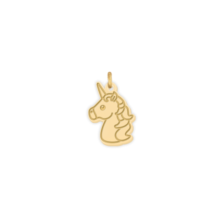 Pendentif Or Jaune 750 ml Licorne