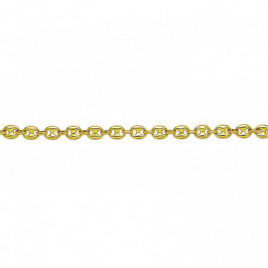 Bracelet OR JAUNE 750 ml  GRAINS DE CAFE