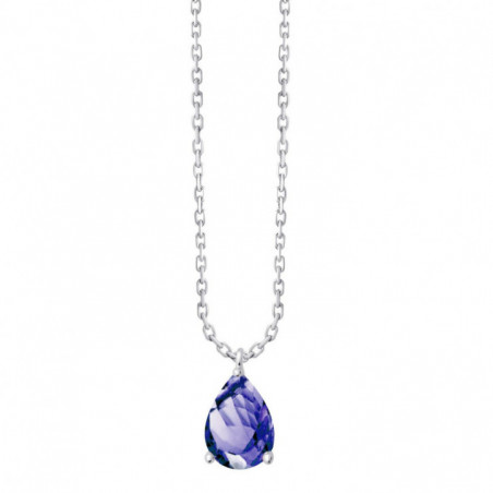 Collier OR Blanc 750 ml Tanzanite