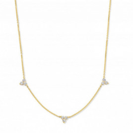 Collier OR Jaune 750 ml Diamants