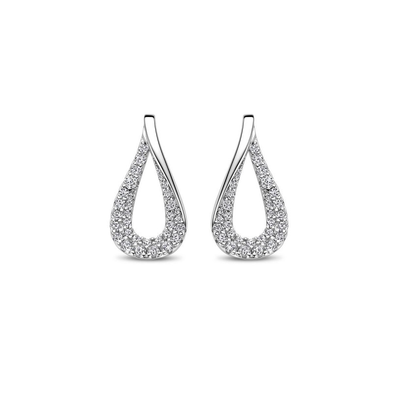 Boucles d'oreilles NAIOMY Argent 925 ml Zirconium