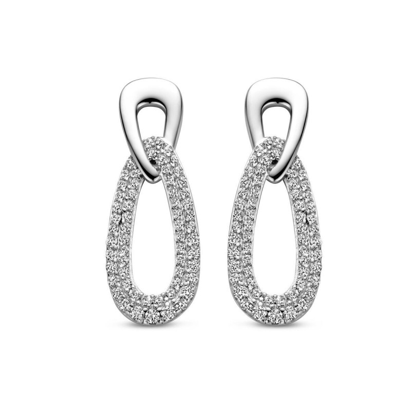 Boucles d'oreilles NAIOMY Argent 925 ml Zirconium