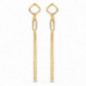 Boucles d'oreille NAIOMY Argent 925 ml Plaqué OR Zirconium