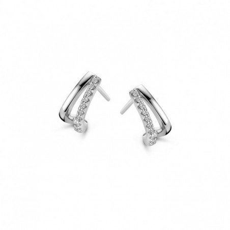 Boucles d'oreilles NAIOMY Argent 925 ml Zirconium