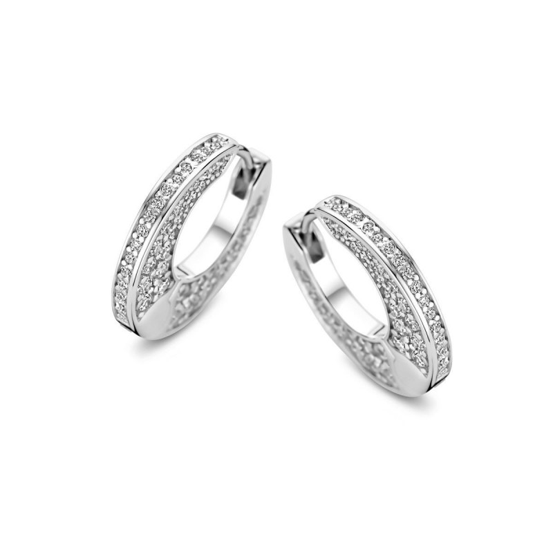 Boucles d'oreilles NAIOMY Argent 925 ml Zirconium