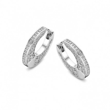 Boucles d'oreilles NAIOMY Argent 925 ml Zirconium