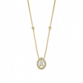 Collier OR Jaune 750 ml Diamants