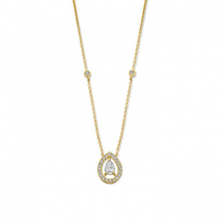 Collier OR Jaune 750 ml Diamants