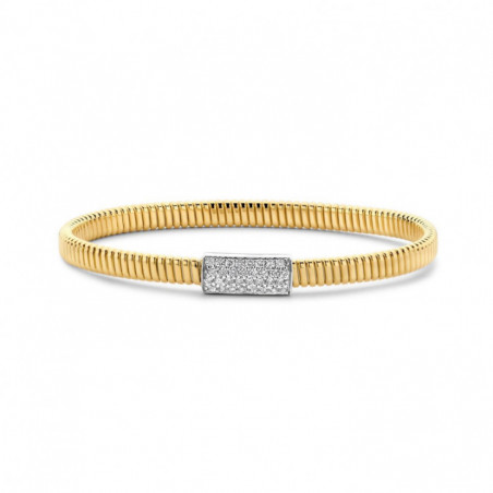 Bracelet OR Jaune et Blanc 750 ml Diamants