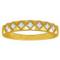 Bague OR Jaune 750 ml Diamants