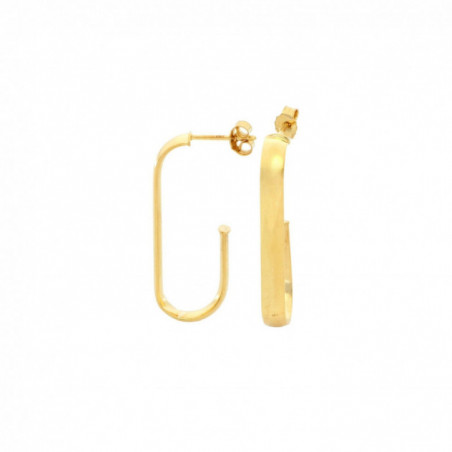 Boucles d'oreilles OR Jaune 750 ml