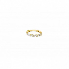 Bague OR Jaune 750 ml Diamants