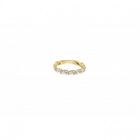 Bague OR Jaune 750 ml Diamants