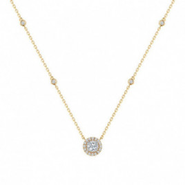 Collier OR Jaune 750 ml Diamants