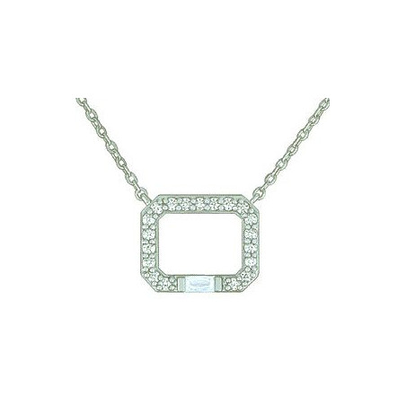 Collier OR Blanc 750 ml Diamants