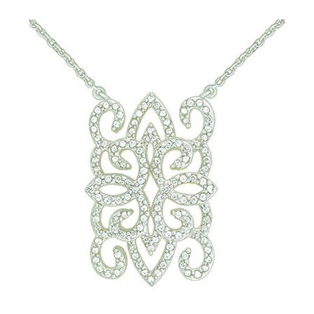 Collier OR Blanc 750 ml Diamants