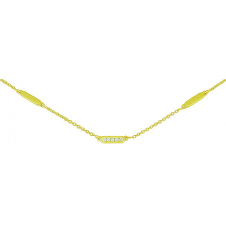 Collier OR Jaune 750 ml Diamants