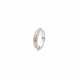 Bague OR Blanc et Rose 750 ml Diamant