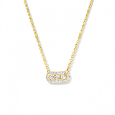 Collier OR Jaune 750 ml Diamants