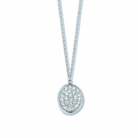 Collier OR Blanc 750 ml Diamants