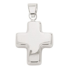 Pendentif OR Blanc 750 ml CROIX