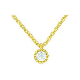 Collier OR Jaune 750 ml Diamants