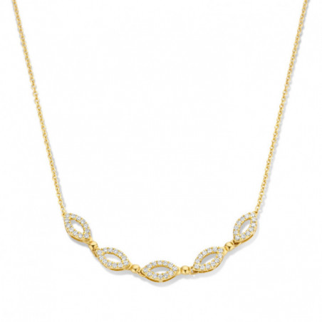 Collier OR Jaune 750 ml Diamants