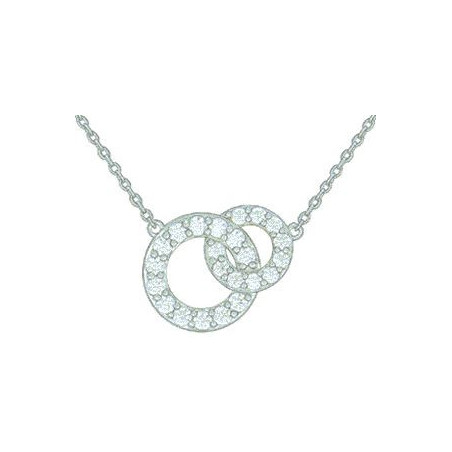 Collier OR Blanc 750 ml Diamants