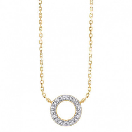 Collier OR Jaune 750 ml Diamants