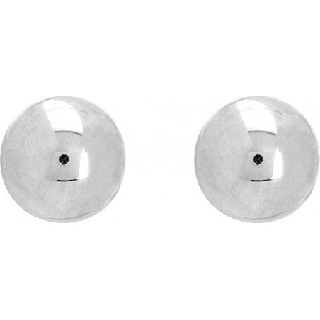 Boucles d'oreilles OR Blanc 750 ml